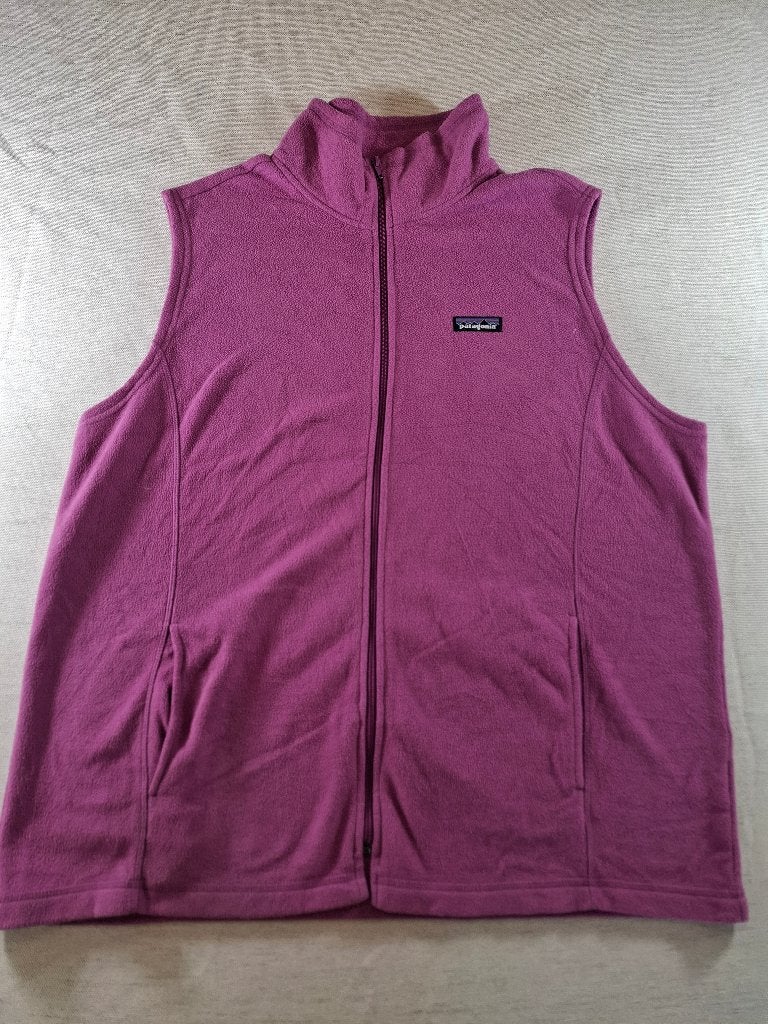 Patagonia Fleece bodywarmer heren, maat L, roze, Kleding | Heren, Bodywarmers, Maat 52/54 (L), Verzenden, Zo goed als nieuw, Roze