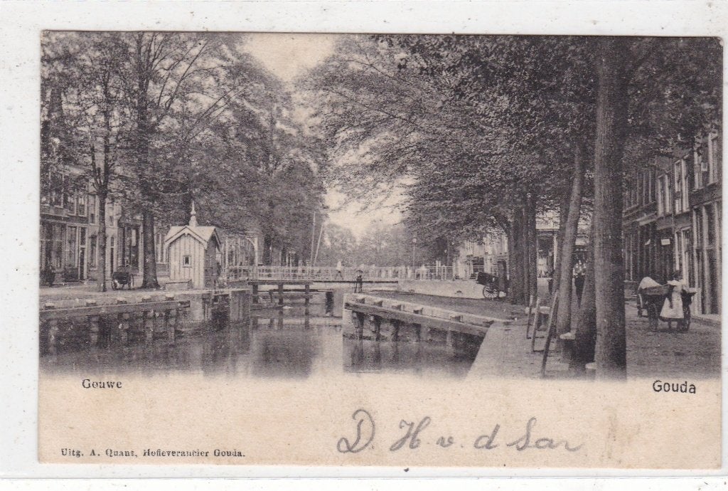 Gouda-Gouwe 1907, Verzenden, Voor 1920, Gelopen, Zuid-Holland