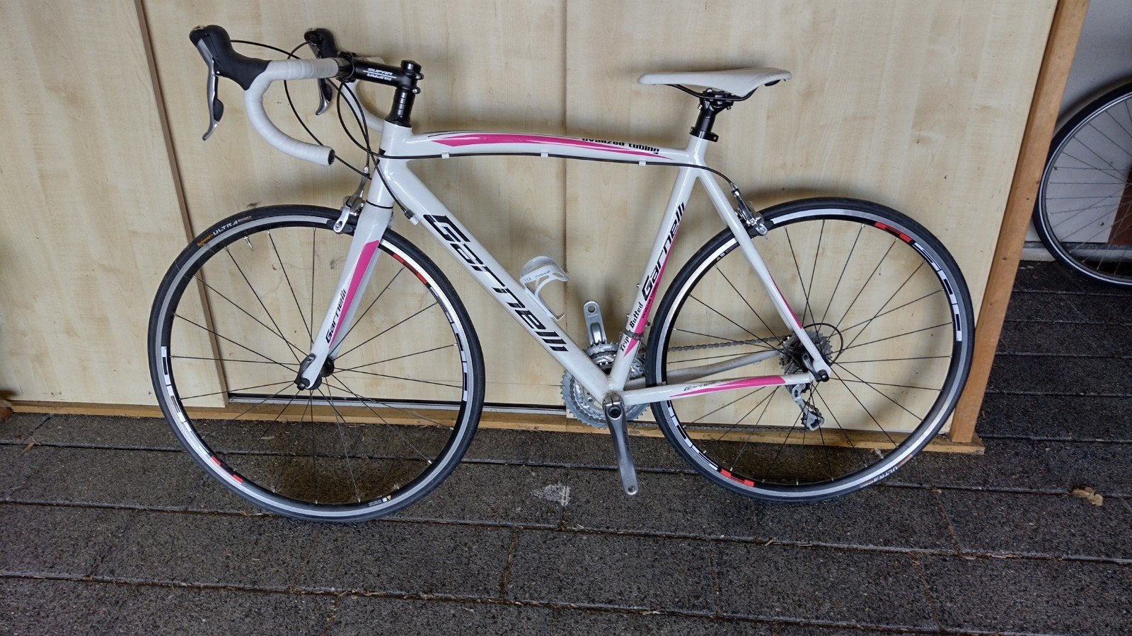 Garnelli racefiets - Dames - Wit/Roze, Overige merken, 28 inch, Velgrem, Aluminium