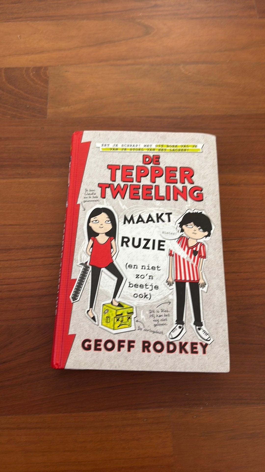 De Tepper-tweeling maakt ruzie (en niet zo'n beetje ook), Ophalen of Verzenden, Zo goed als nieuw, Fictie, Geoff Rodkey