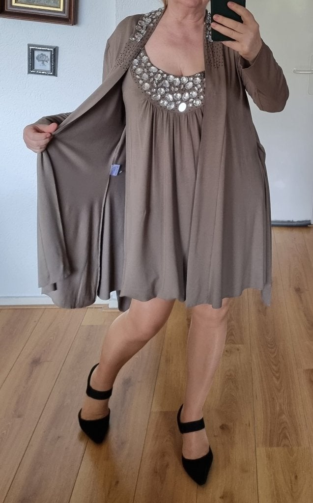 Nieuwe DOLCE VITA schitterende set , m.44/46, Bruin, Verzenden, Maat 46/48 (XL) of groter, Nieuw