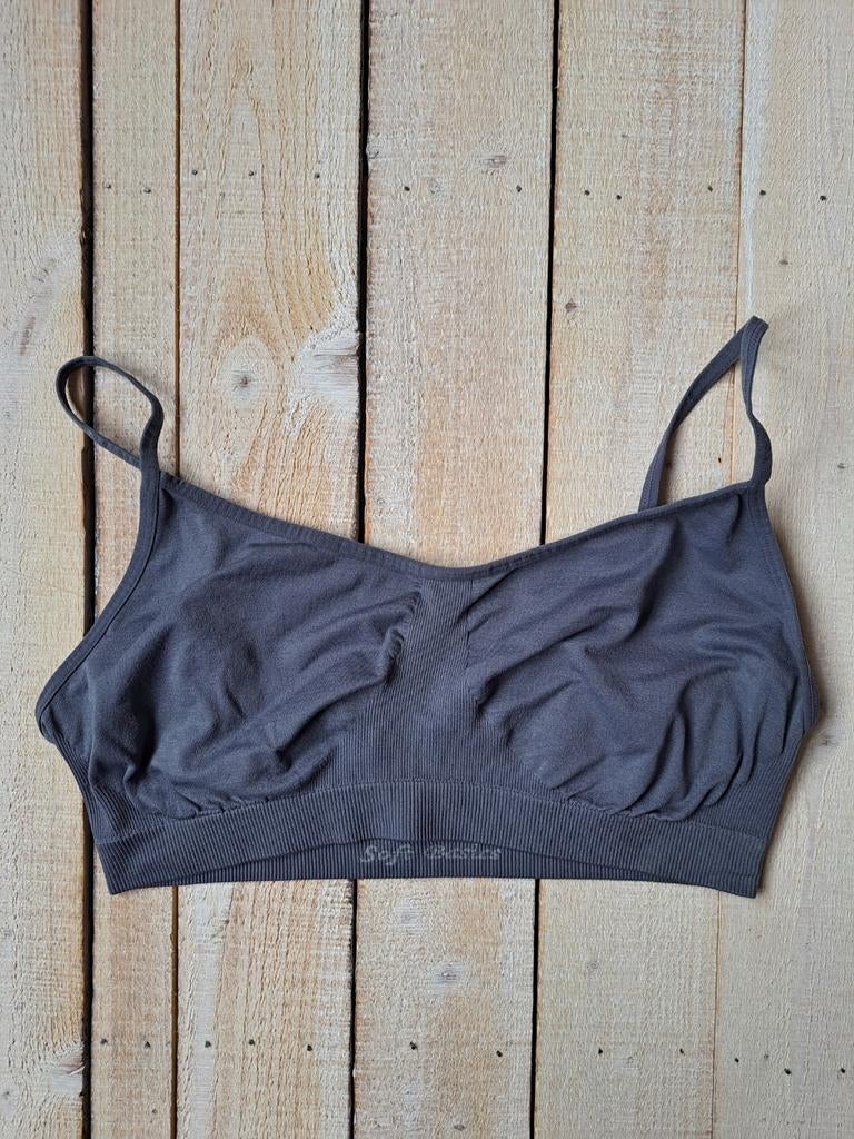 Zeeman Bralette Maat XL - Comfortabele Grijs, Zeeman, Verzenden, Grijs, BH