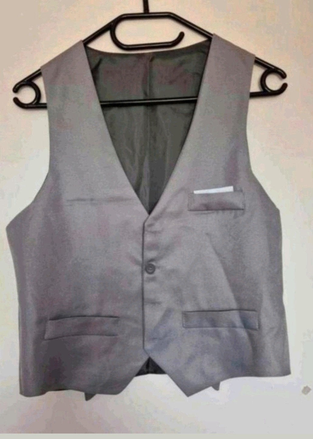 Nieuw grijs gilet maat S - Oksel 46 cm, Lengte 57 cm, Kleding | Heren, Kostuums en Colberts, Ophalen of Verzenden, Nieuw, Maat 46 (S) of kleiner