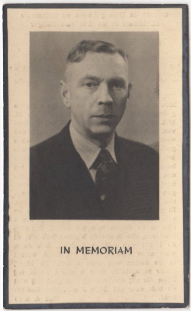 Petrus G.W. v.d. Heijde 1893 Gestel + 1946 Eindhoven, 52 jr, Verzamelen, Ophalen of Verzenden