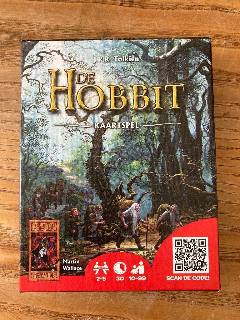 999 games - De Hobbit kaartspel (2-5 spelers, 10+jr) nieuw, Vijf spelers of meer, Ophalen of Verzenden, Nieuw, 999 Games