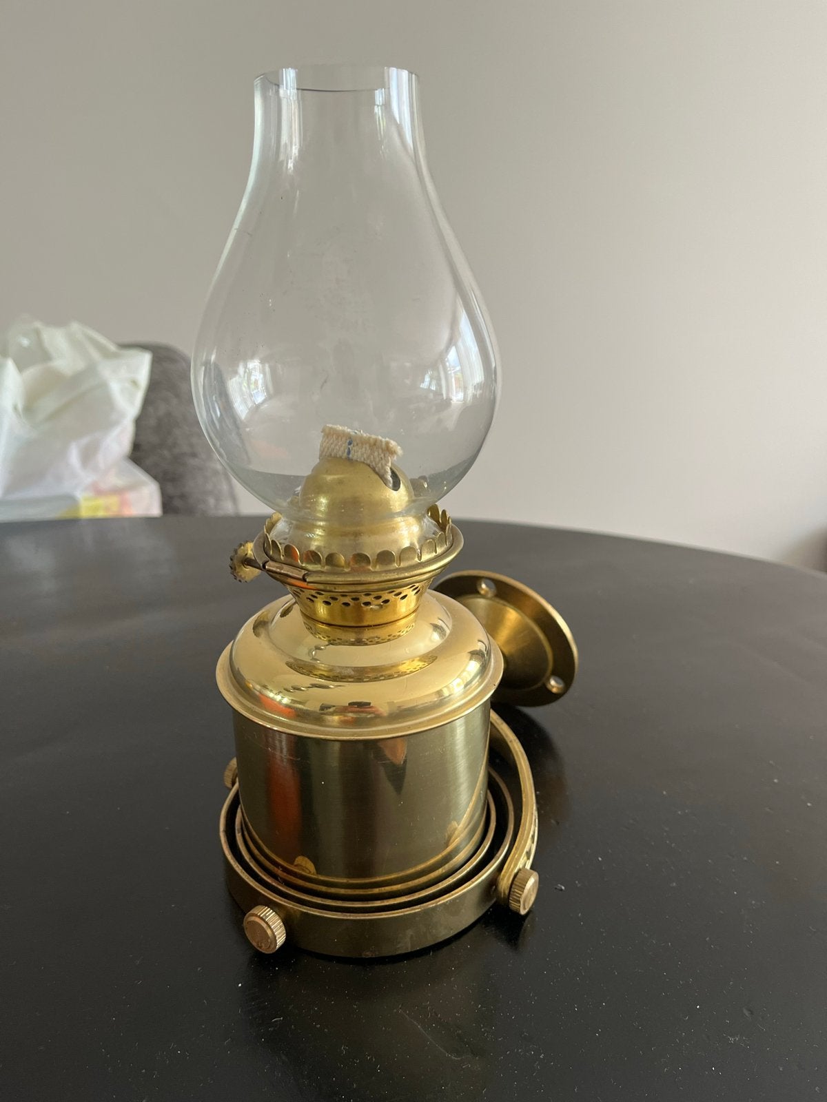 Messing olielamp - Made in Holland, Ophalen of Verzenden