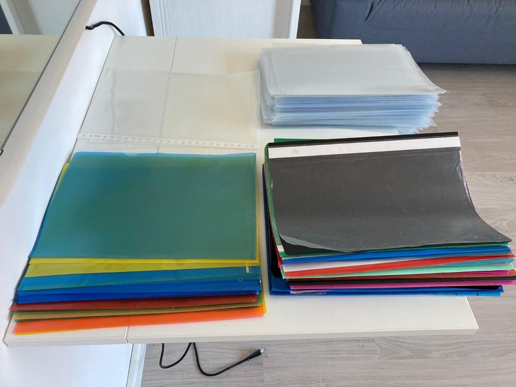 Diverse soorten opbergmapjes, Ophalen