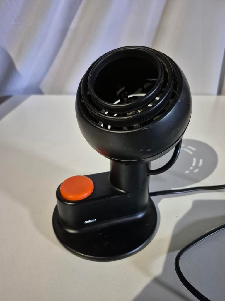 Vintage Osram tafelspot minispot eyeball, Huis en Inrichting, Lampen | Spots, Ophalen, Metaal of Aluminium