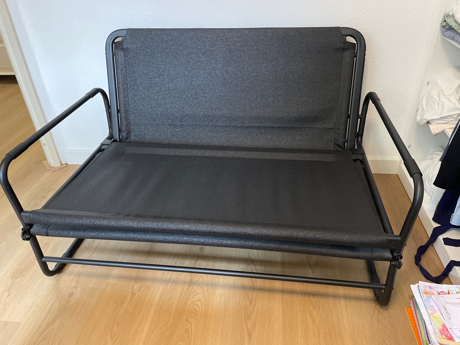 IKEA Hammarn Bedbank, Huis en Inrichting, Ophalen, Tweepersoons, 75 tot 100 cm, Zo goed als nieuw