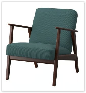 ongebruikt EKENÄSET Fauteuil van Ikea, Huis en Inrichting, Fauteuils, Ophalen, 75 tot 100 cm, Zo goed als nieuw, Stijlvolle retrolook / Scandinavisch design uit de jaren 50