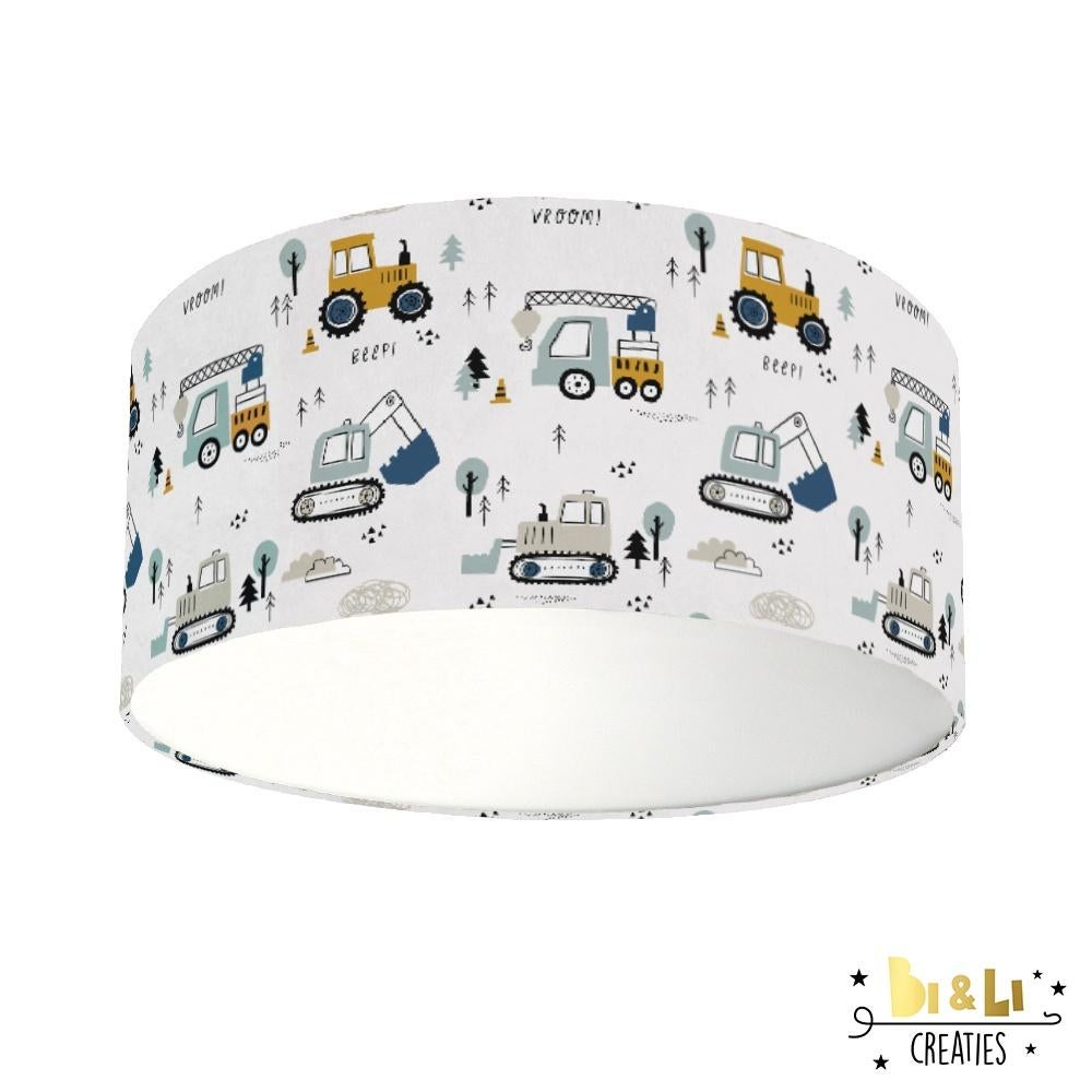 Plafondlamp Werkvoertuigen Little Dream, Bi & Li Creaties, Nieuw, Ophalen of Verzenden, Bilicreaties@gmail.com