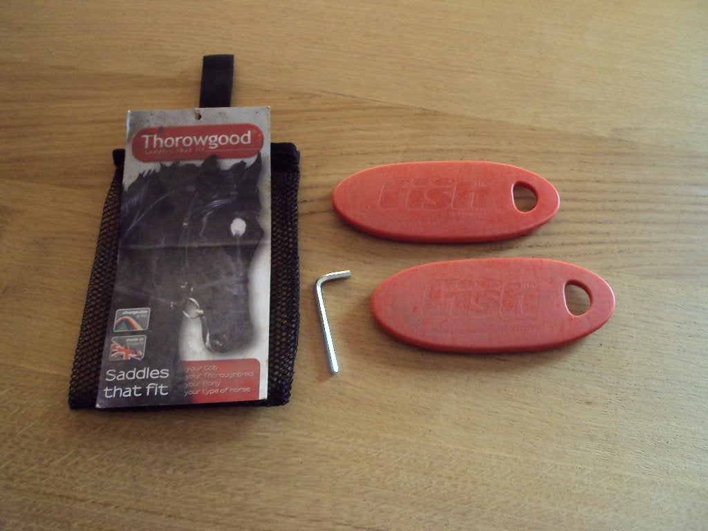 Fish inserts voor Thorowgood zadel, Dieren en Toebehoren, Ophalen of Verzenden, Zo goed als nieuw, Overige merken, Overige typen