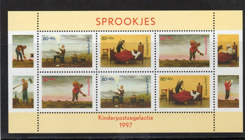 Nederland 1739 kinderzegels 1997 postfris, Postzegels en Munten, Ophalen of Verzenden, Postfris