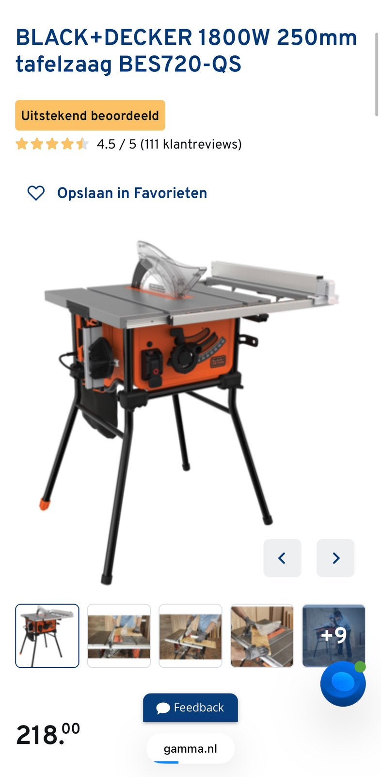 Black+Decker Tafelzaag NIEUW In DOOS Zaagtafel, Ophalen, Nieuw
