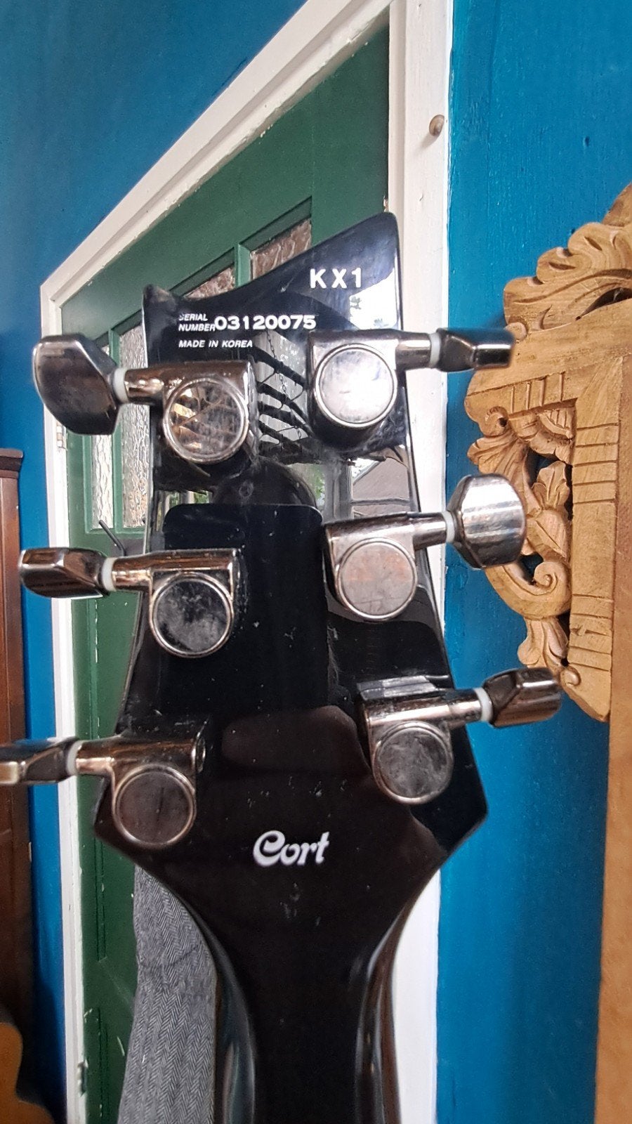 Cort Katana KX1 elektrische gitaar - Zwart, Solid Body, Ophalen of Verzenden, Gebruikt, Solid body, Overige merken
