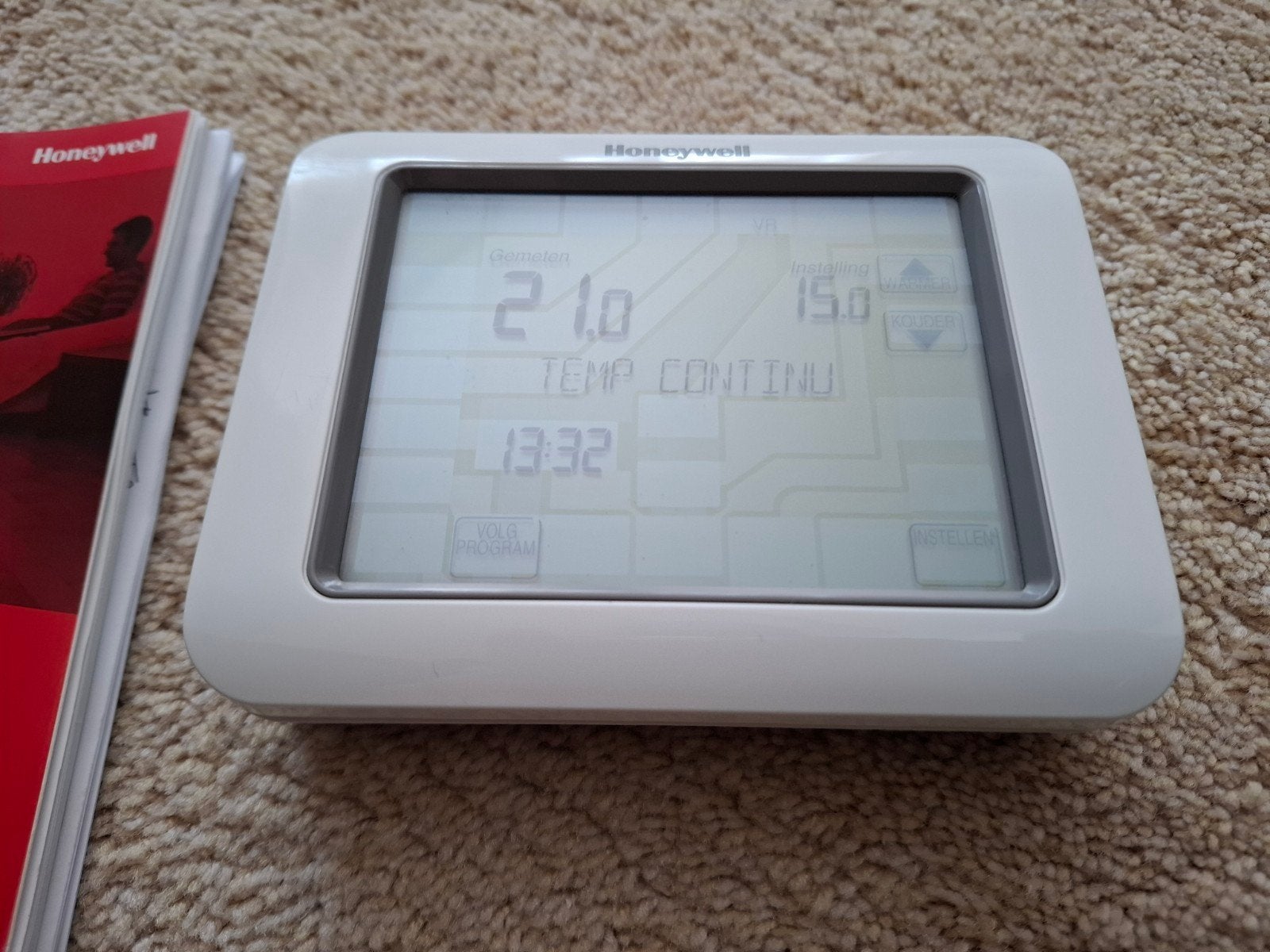 Honeywell Chronotherm Touch thermostaat, Verzenden