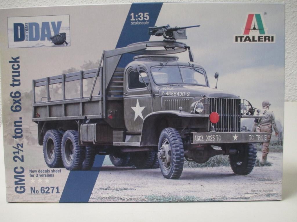 GMC 2 1/2 Ton 6x6 truck Italeri, Hobby en Vrije tijd, Modelbouw | Auto's en Voertuigen, Italeri, 1:32 tot 1:50, Nieuw, Ophalen of Verzenden