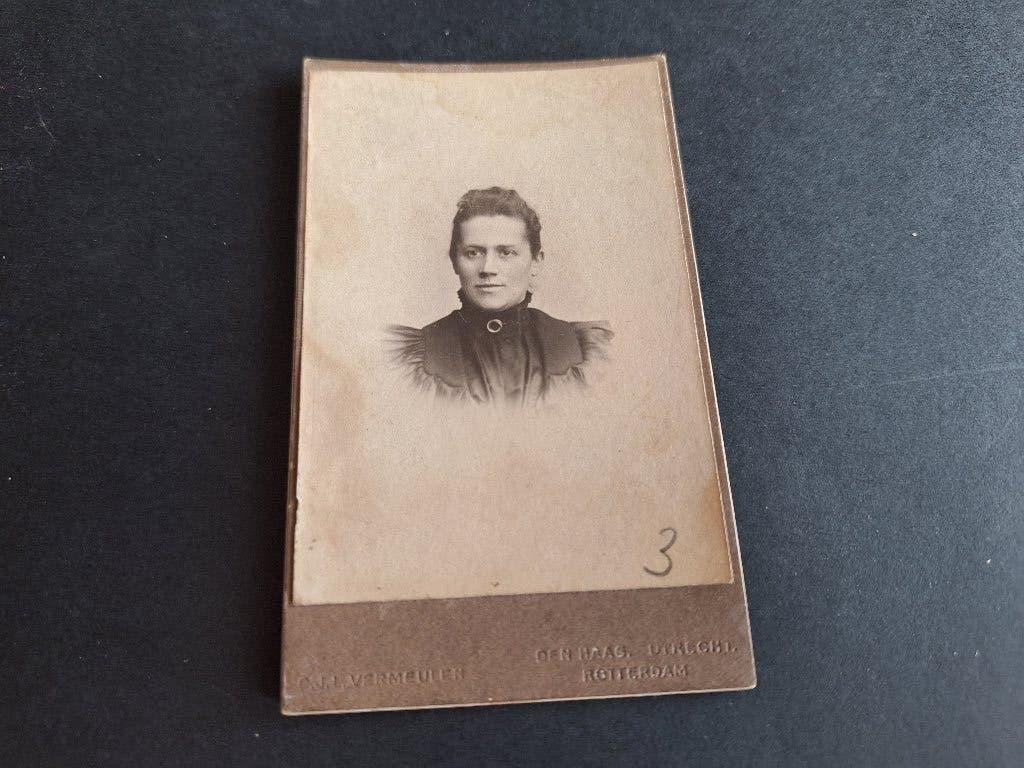 CDV Vermeulen Den Haag Utrecht Rotterdam, Verzamelen, Gebruikt, Verzenden, Foto, Voor 1940