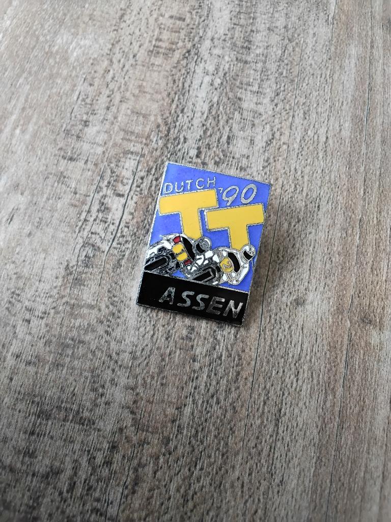 Dutch tt assen pin 1990, Ophalen of Verzenden, Zo goed als nieuw, Motoren