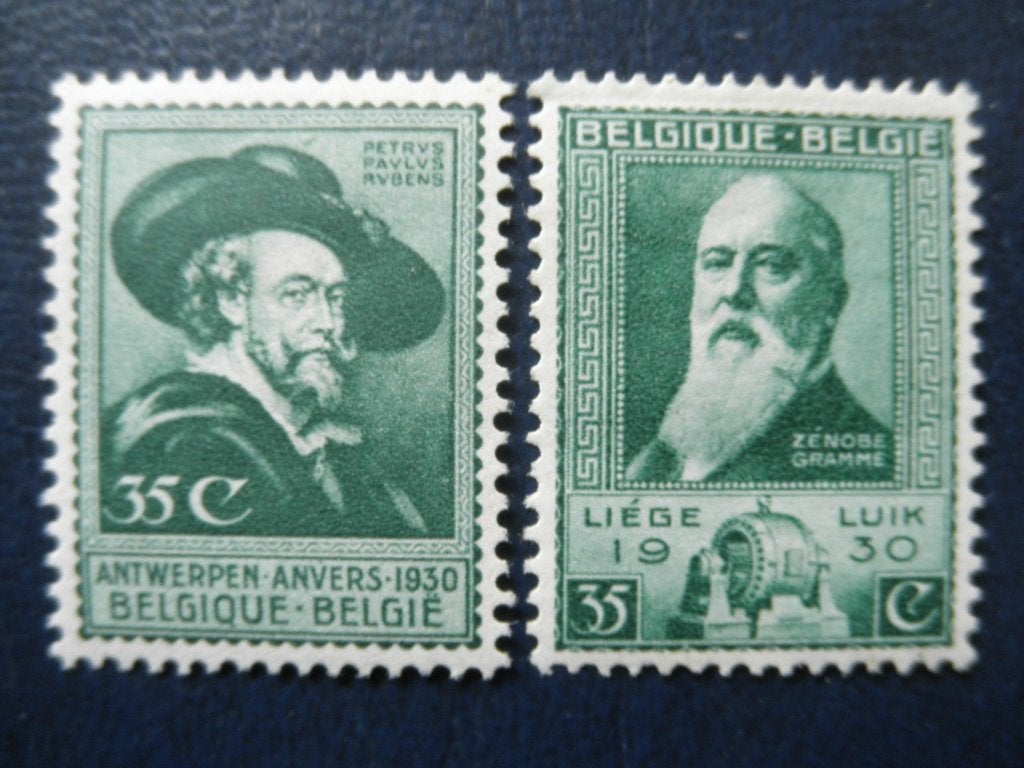 Postzegels België 1930 Rubens + Gramme - cw € 2,40 (*)., Postzegels en Munten, Postzegels | Europa | België, Ophalen of Verzenden
