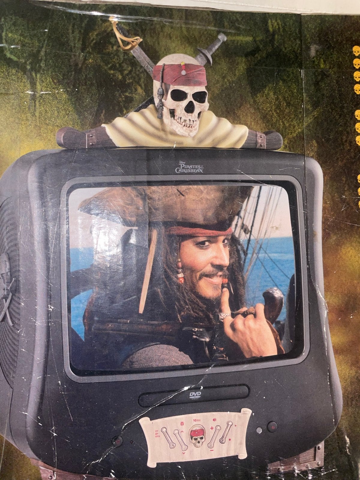 DISNEY Pirates of the Caribbean CRT TV met inbouw dvd speler, Ophalen, Overige merken