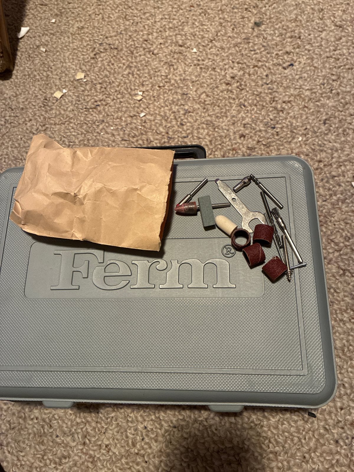 Ferm FCT-300 Multitool met accessoires en koffer, Ophalen, Gebruikt