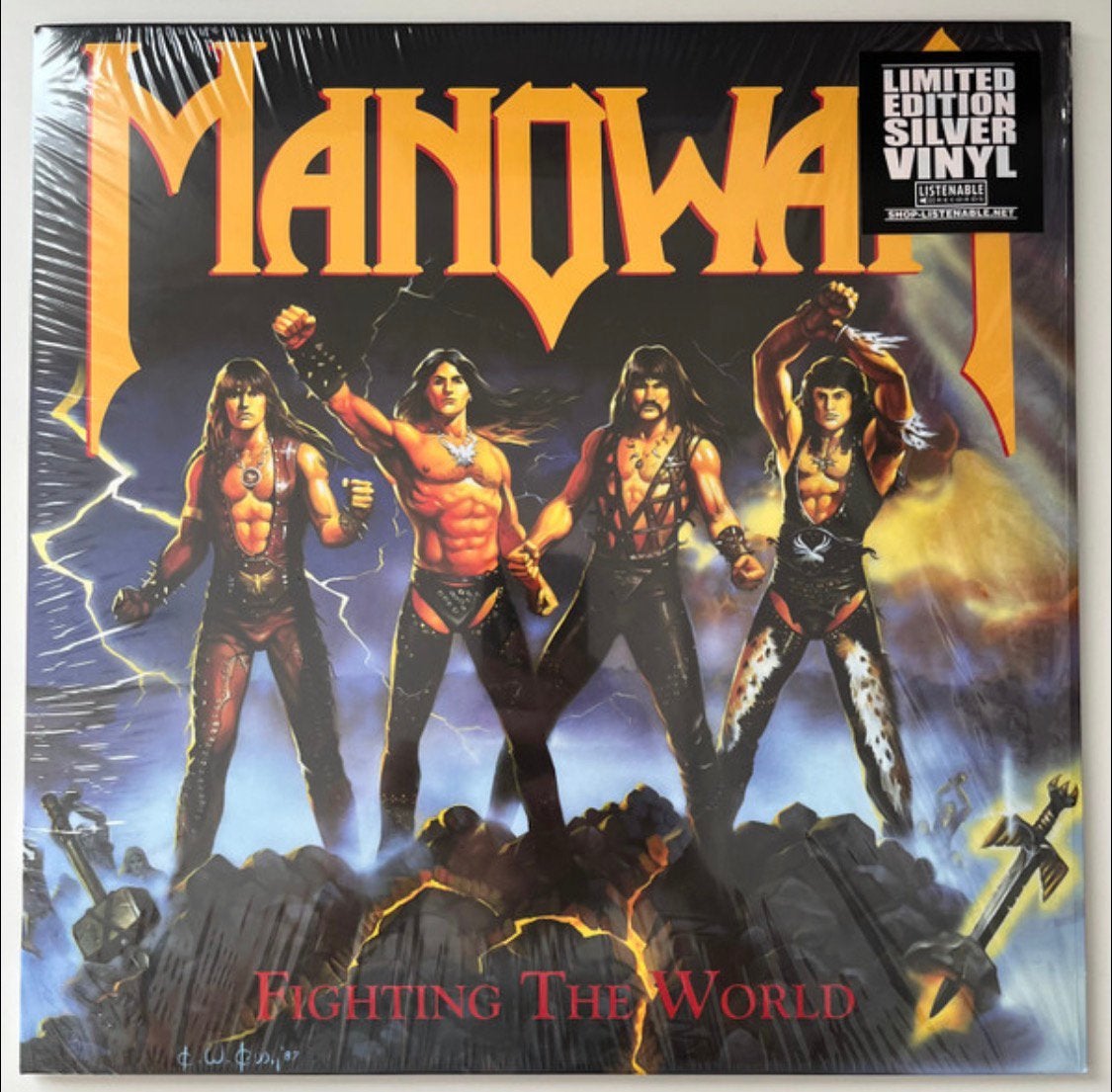 MANOWAR 'Fighting The World LP, Ophalen of Verzenden, Nieuw in verpakking