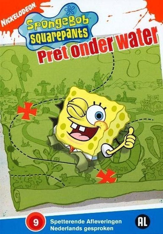 DVD Spongebob Squarepants - Pret Onder Water, Avontuur, Nederlands, Alle leeftijden, Tv-serie