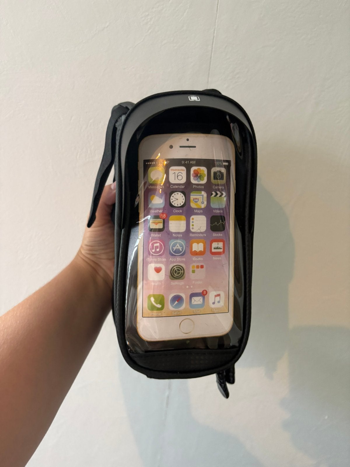 Telefoonhouder tas fiets (nieuw), Ophalen of Verzenden, Nieuw, Zwart