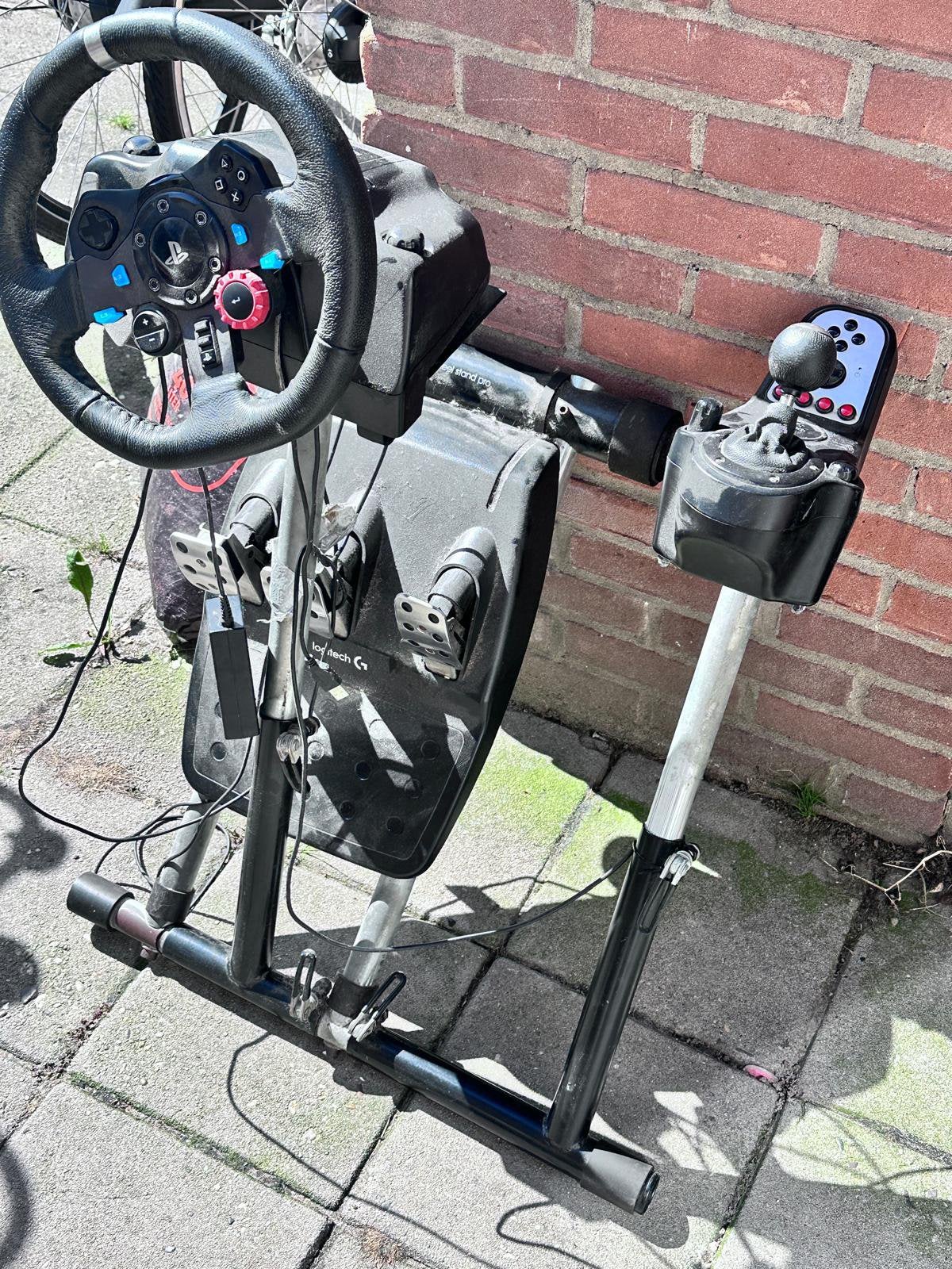 Logitech G29 met wheel stand pro, Spelcomputers en Games, Ophalen, Racestuur, Gebruikt, Force feedback