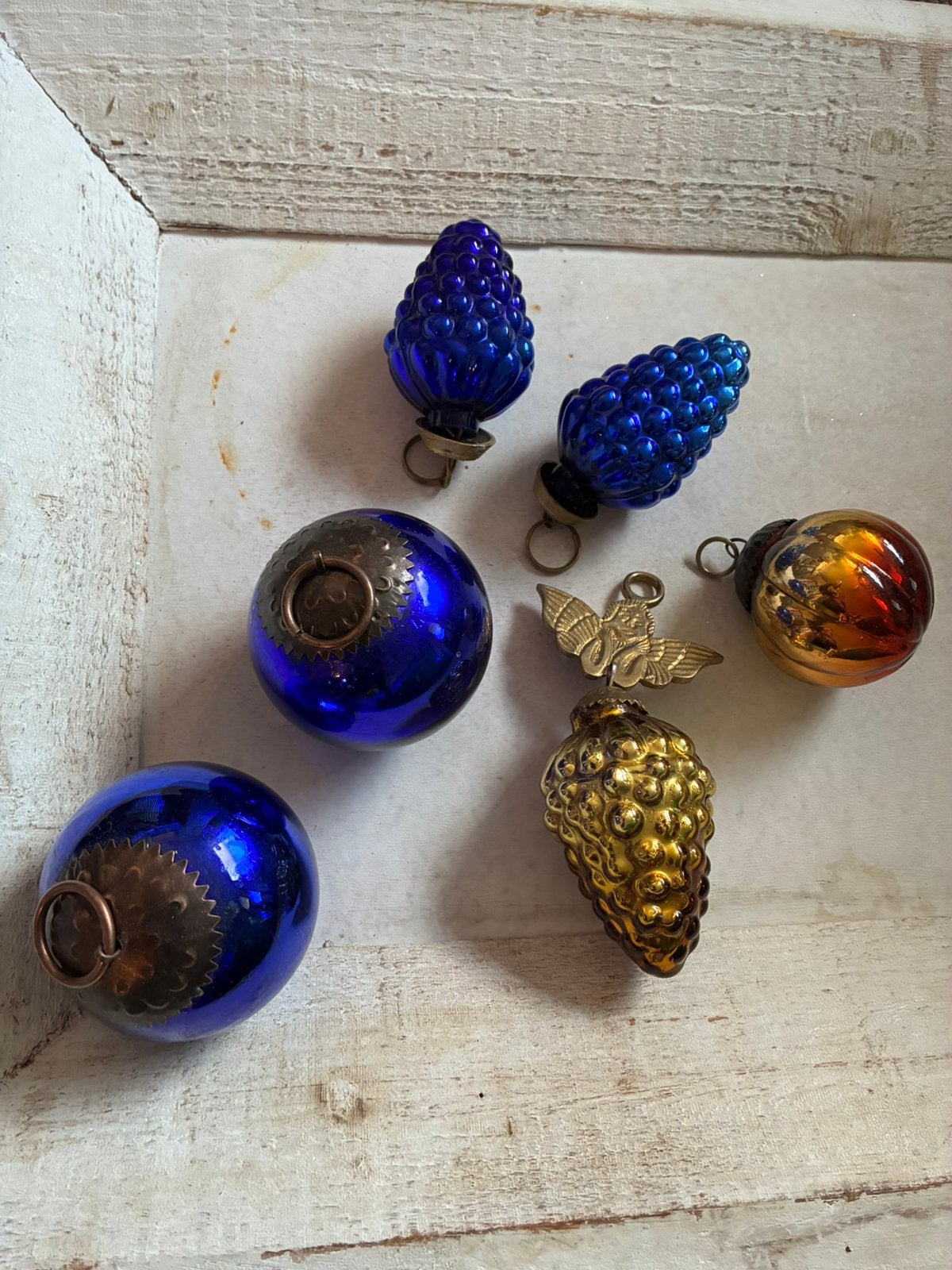 Oude heksenballen/druif kerstballen, Diversen, Ophalen of Verzenden, Gebruikt