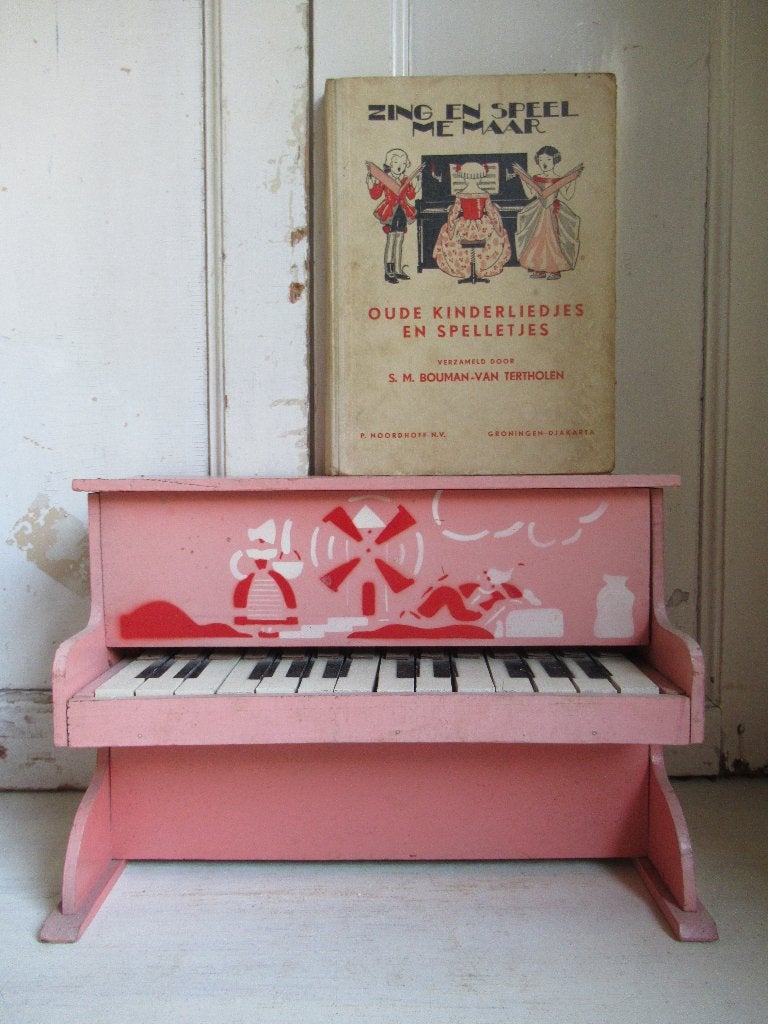 ~ oude speelgoed piano, bricbracbrocante ~, Ophalen of Verzenden