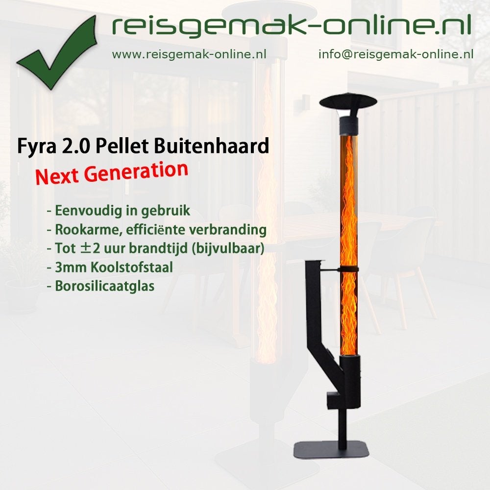 Fyra 2.0 Pellet Buitenhaard - Next Generation | Nieuw, Ophalen of Verzenden, Nieuw