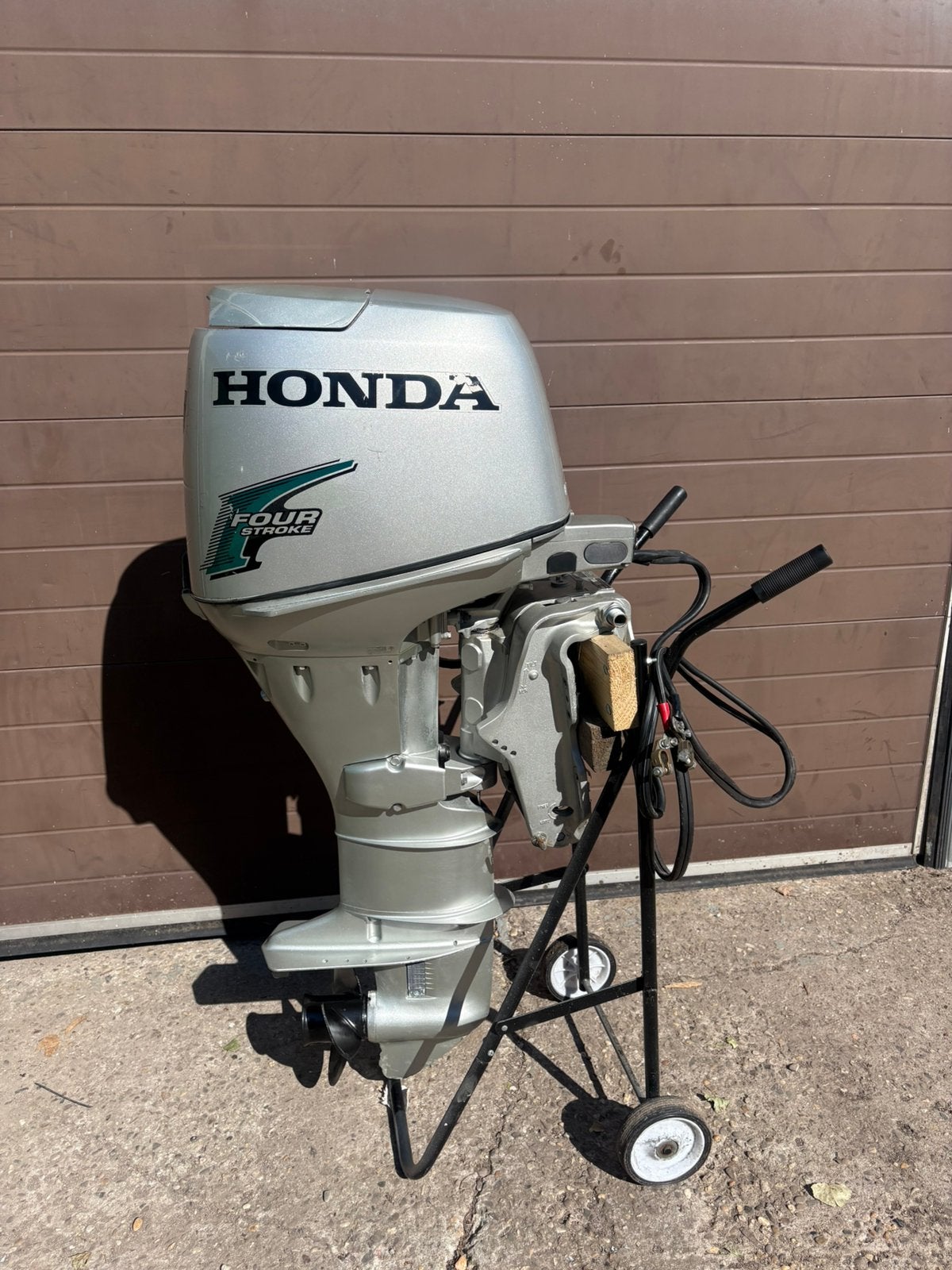 Honda 25pk - elektrische start - powertrim - 4takt, Watersport en Boten, Ophalen, 10 tot 30 pk, Gebruikt, Honda
