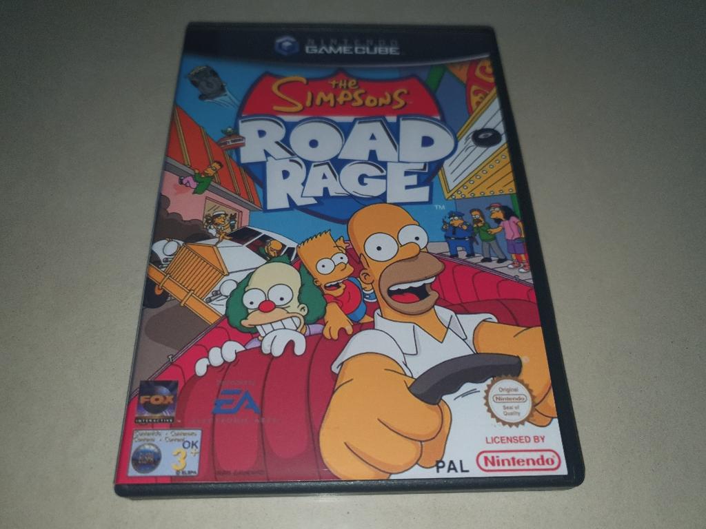 The Simpsons Road Rage GameCube GC Game Case, Spelcomputers en Games, Games | Nintendo GameCube, Zo goed als nieuw, Racen en Vliegen