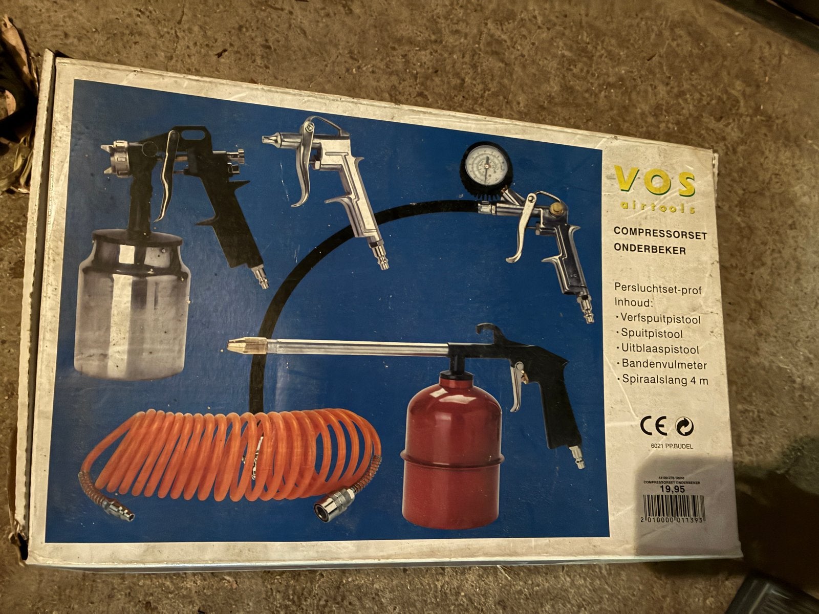 Verfspuit voor compressor - slang ontbreekt, Ophalen, Nieuw