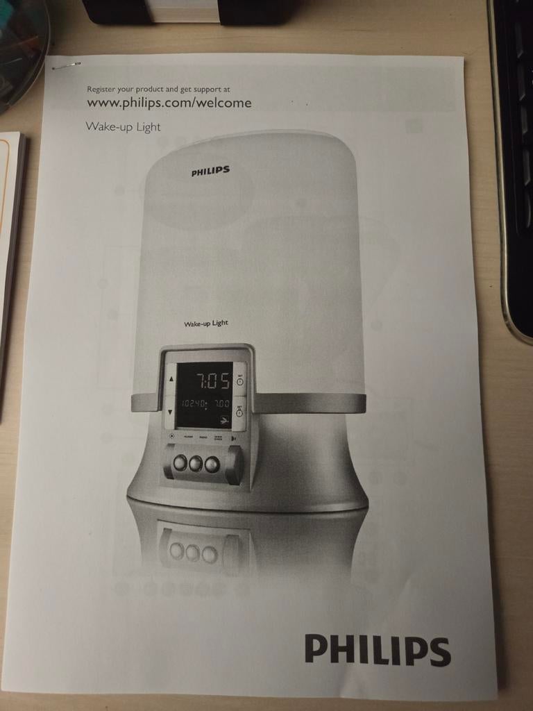 Philips WakeUp Light HF 3451, Ophalen of Verzenden, Zo goed als nieuw