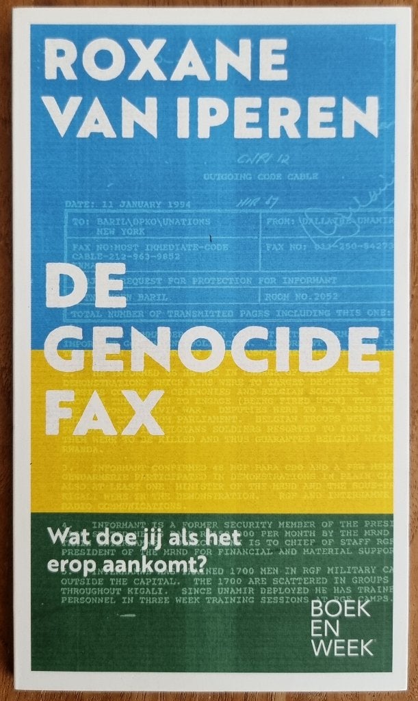 De genocidefax - Roxane van Iperen - 2021 - IZGST, Ophalen of Verzenden, Zo goed als nieuw, Roxane van Iperen