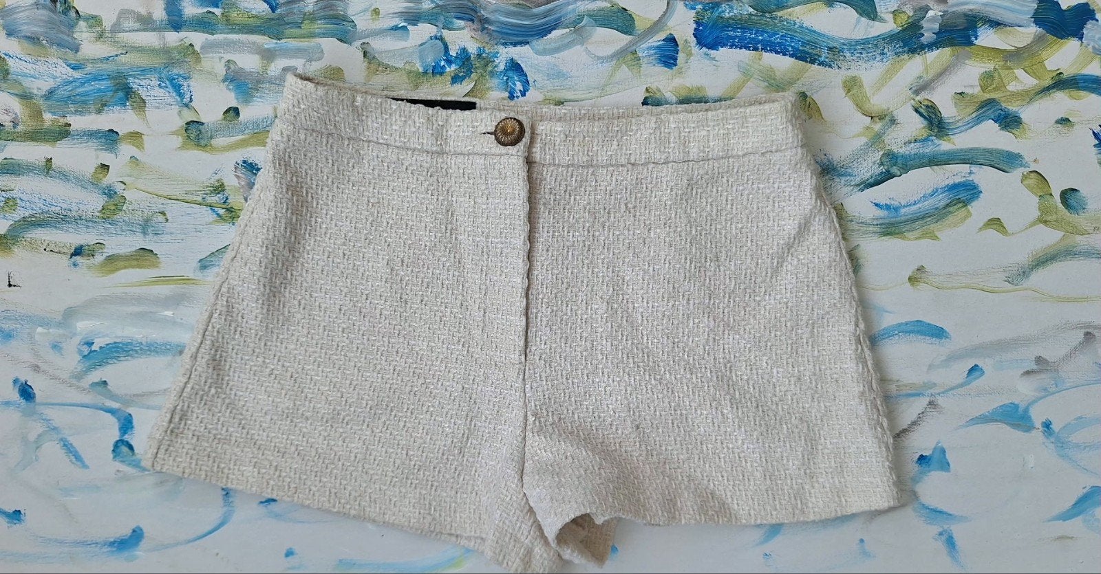 Zara tweed shorts, maat M, Kleding | Dames, Maat 38/40 (M), Kort, Ophalen of Verzenden, Zo goed als nieuw
