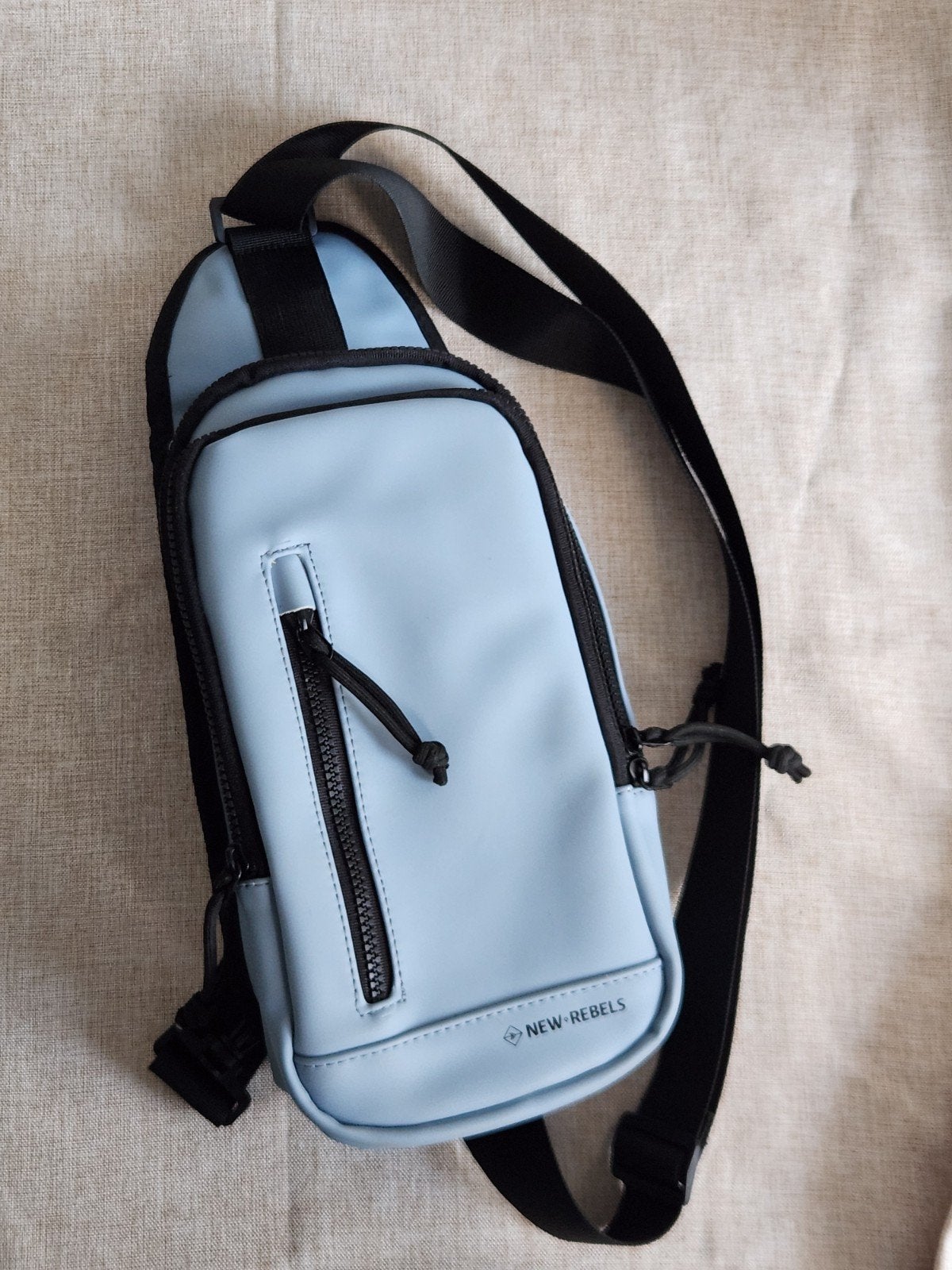 New Rebels Crossbody Tas - Lichtblauw, Ophalen of Verzenden, Gebruikt, Blauw, Overige merken