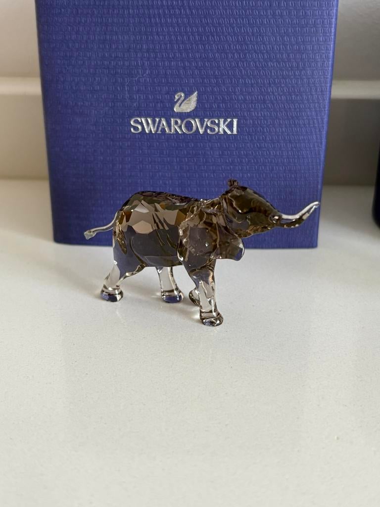 Swarovski scs olifantje mandisa, Ophalen of Verzenden, Zo goed als nieuw, Figuurtje