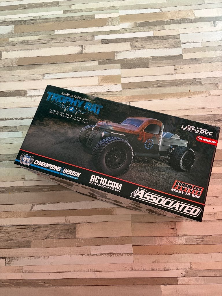 Team Associated Trophy Rat 1:10 Brushless RTR Nieuw in Doos, Hobby en Vrije tijd, Trophy Rat 1:10, Team Associated, Auto offroad