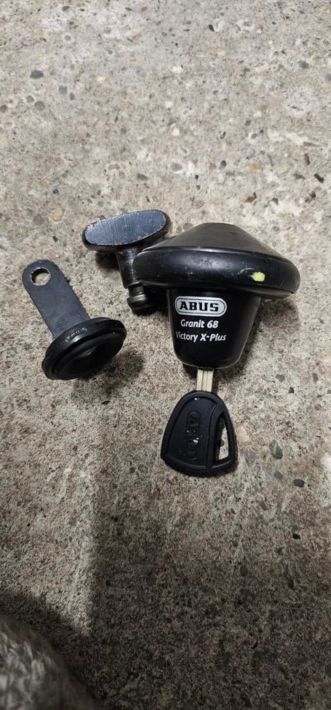 ABUS Granit 68 Victory X-Plus schijfremslot motor, Motoren, Ophalen of Verzenden, Gebruikt