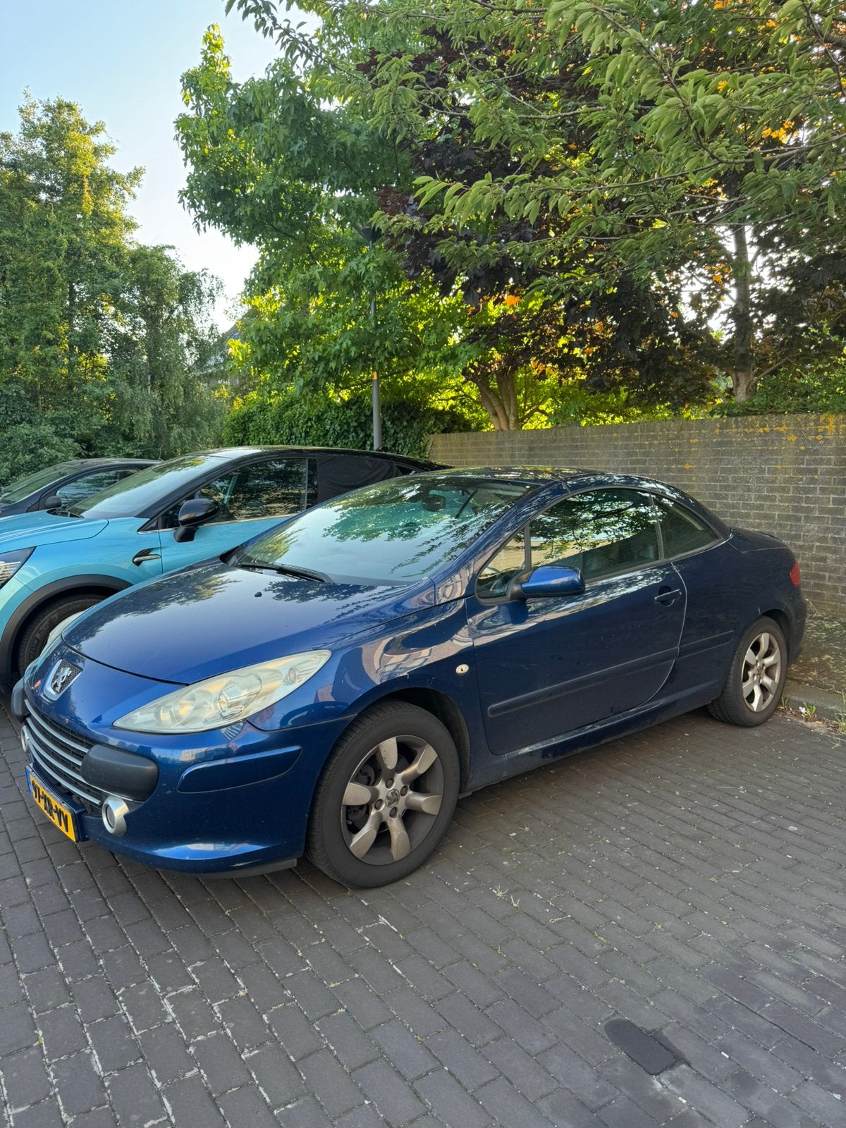 Peugeot 307 2.0 16V CC 2006 Blauw, Auto's, Peugeot, Voorwielaandrijving, Zwart, 4 cilinders, Cabriolet