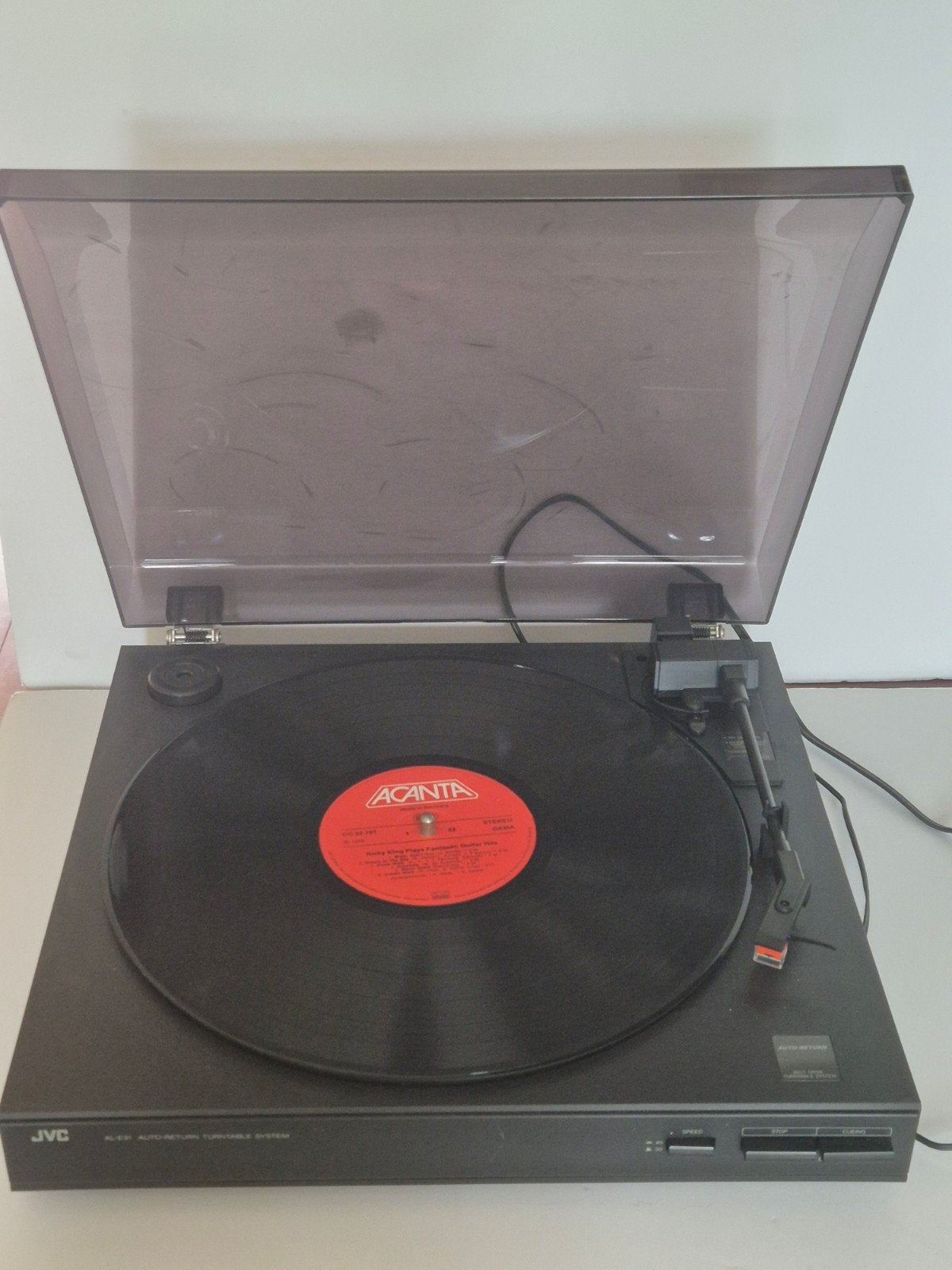 JVC AL-E31BK platenspeler, Ophalen of Verzenden, Gebruikt, Platenspeler, Overige merken
