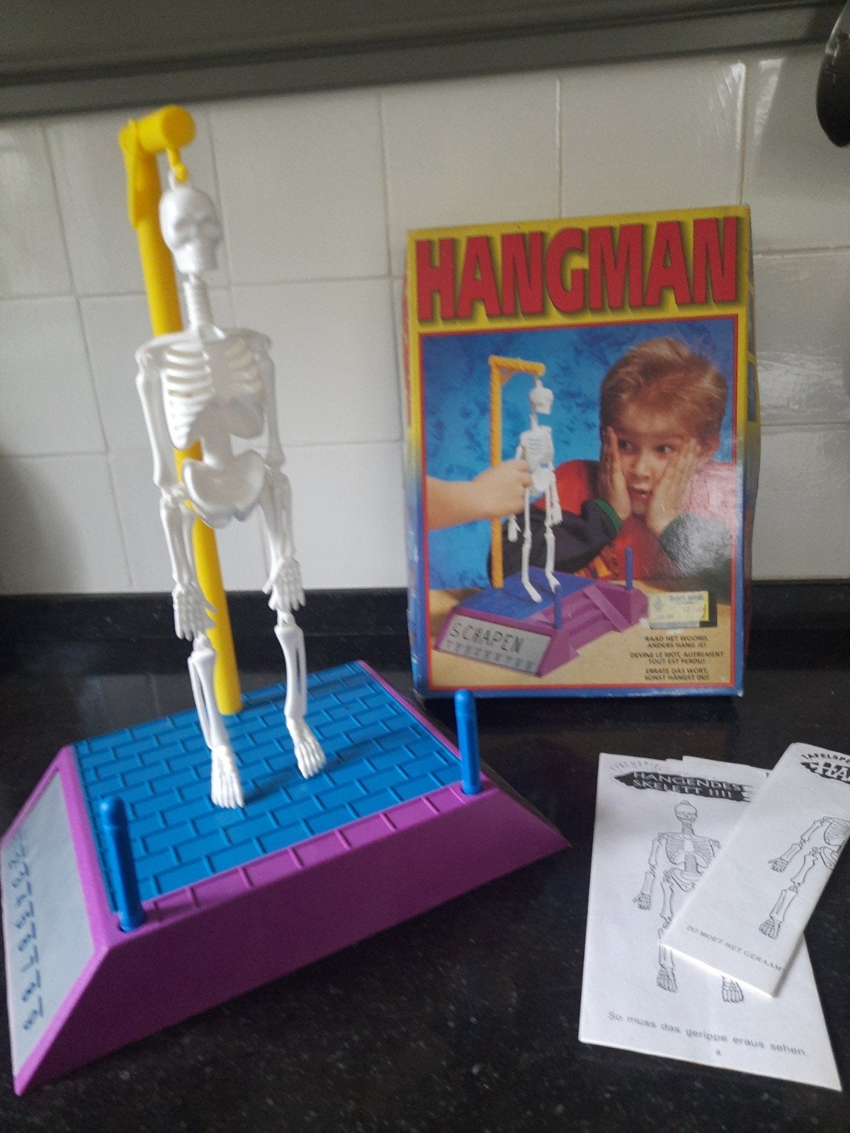 Hangman Spel - Klassiek Galgje Gezelschapsspel, Kinderen en Baby's, Ophalen, Jongen of Meisje