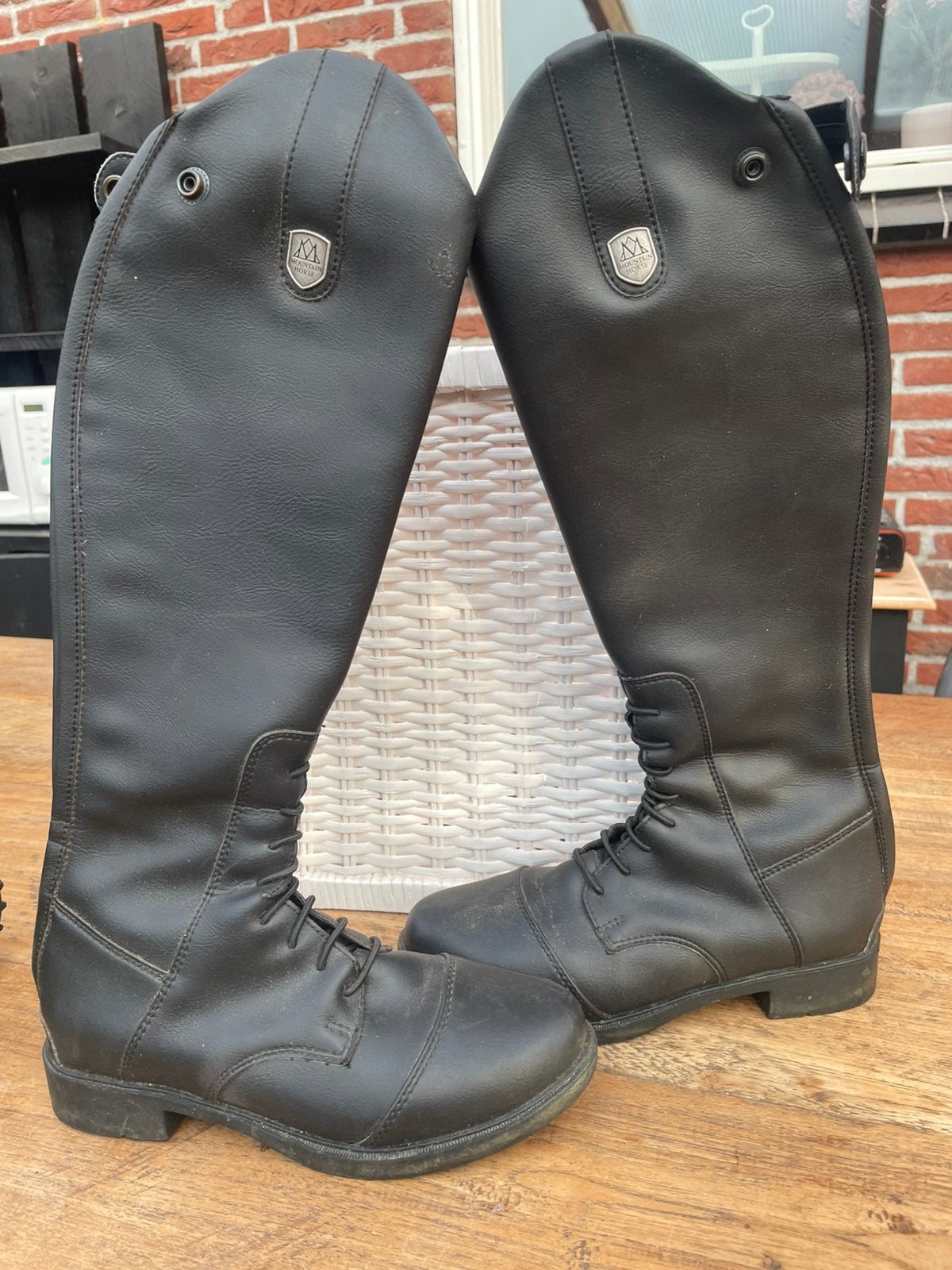 Mountain horse leren rijlaarzen maat 35/36, Ophalen of Verzenden, Zo goed als nieuw, Dressuur, Schoeisel