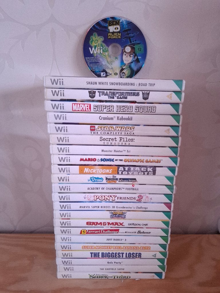 Wii games te Koop ( zie omschrijving ), Gebruikt, Overige genres, Ophalen of Verzenden, 3 spelers of meer