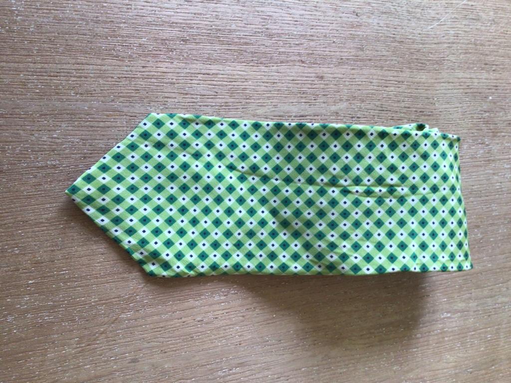 Fris groene vintage stropdas, Gap Premium, zijde., Ophalen of Verzenden, Zo goed als nieuw
