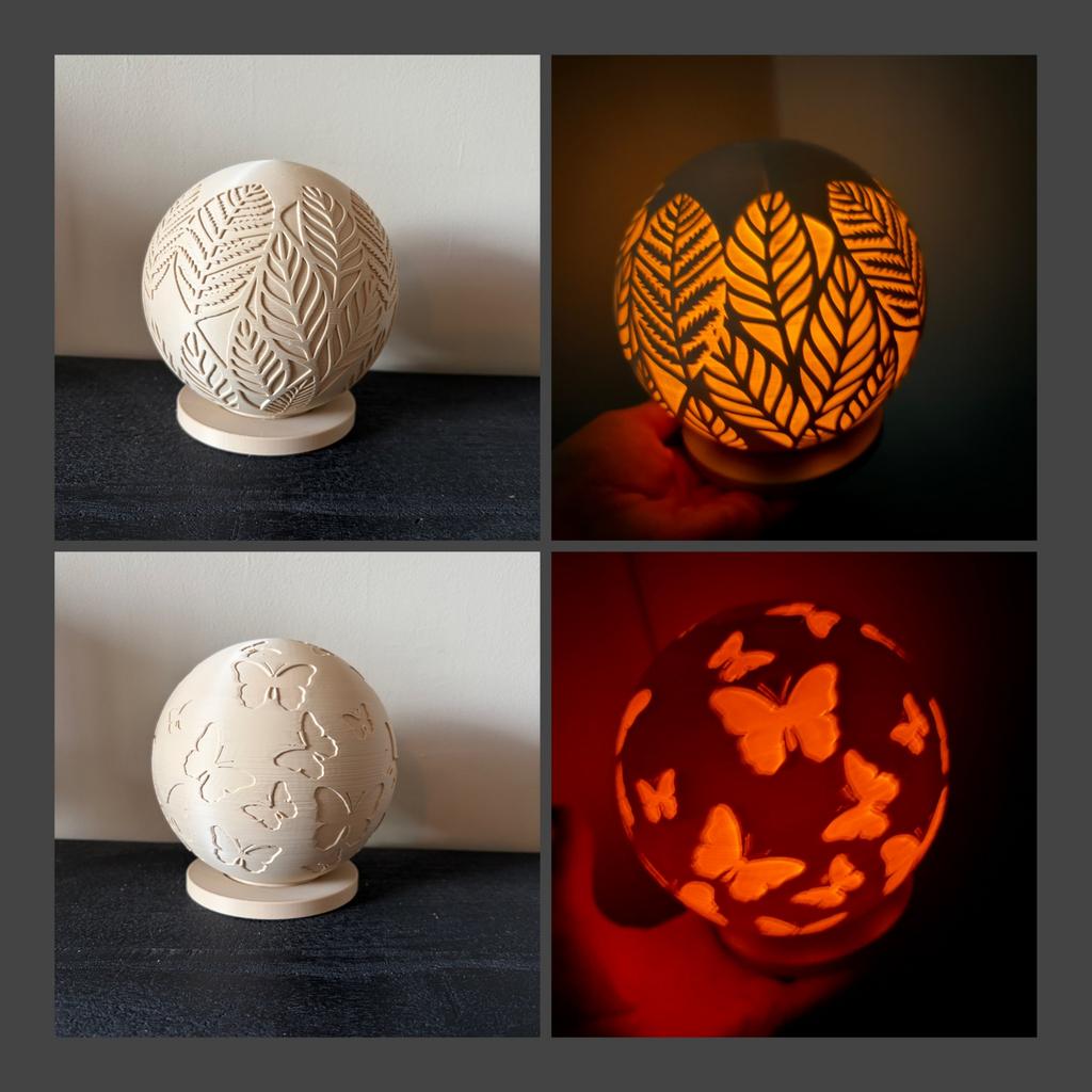 Theelicht bollen 3d design, Huis en Inrichting, Woonaccessoires | Kandelaars en Kaarsen, Nieuw, Minder dan 25 cm, Overige materialen